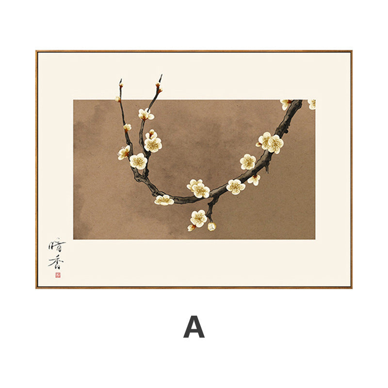 Elegant Framed Floral Blossom Art Print
