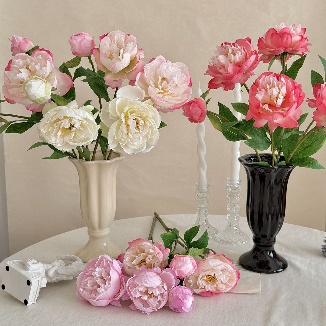 Realistic Artificial Peony Flower Stem