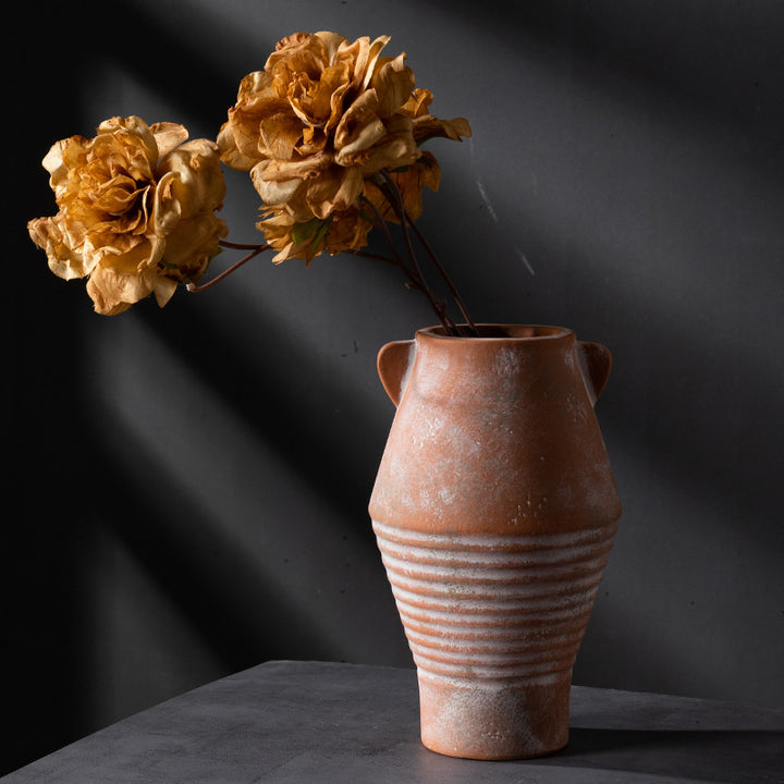 Rustic ceramic vases