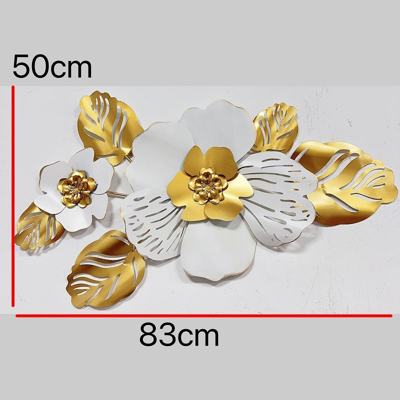 Floral Metal Wall Art Sculpture