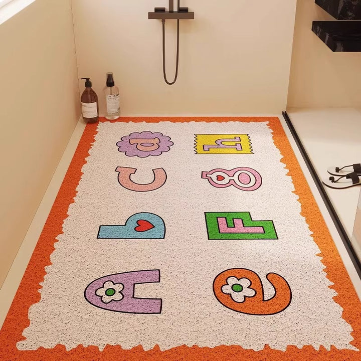 Fun Dinosaur-Themed Bathroom Mat