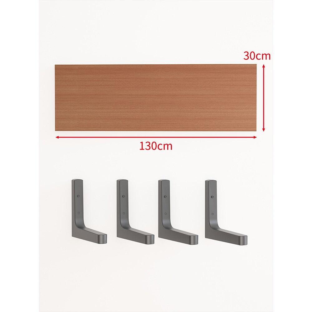 Long Narrow Floating Wall Shelf Kit with Concealed Heavy-Duty Brackets