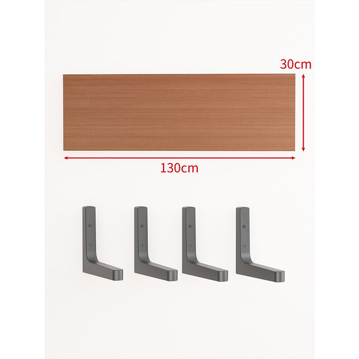 Long Narrow Floating Wall Shelf Kit with Concealed Heavy-Duty Brackets