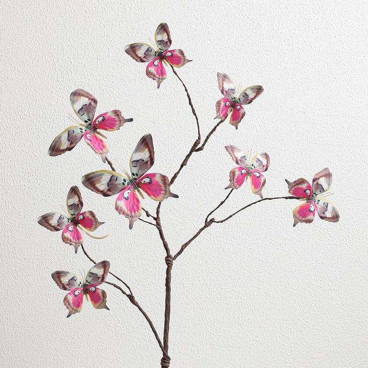 Decorative wall decoration with butterflies