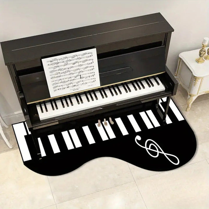 Piano-Themed Area Rug