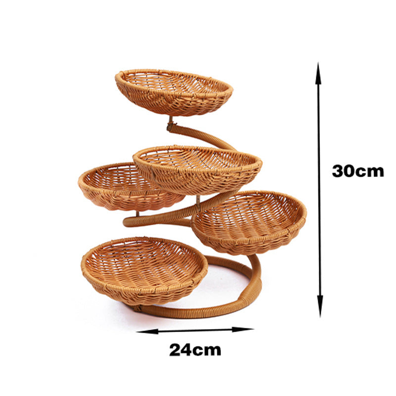 Multi-Tiered Decorative Fruit Display