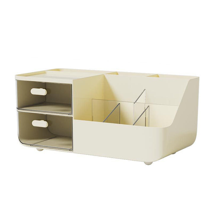 Multi-Functional Desk Organizer with Drawers and Compartments