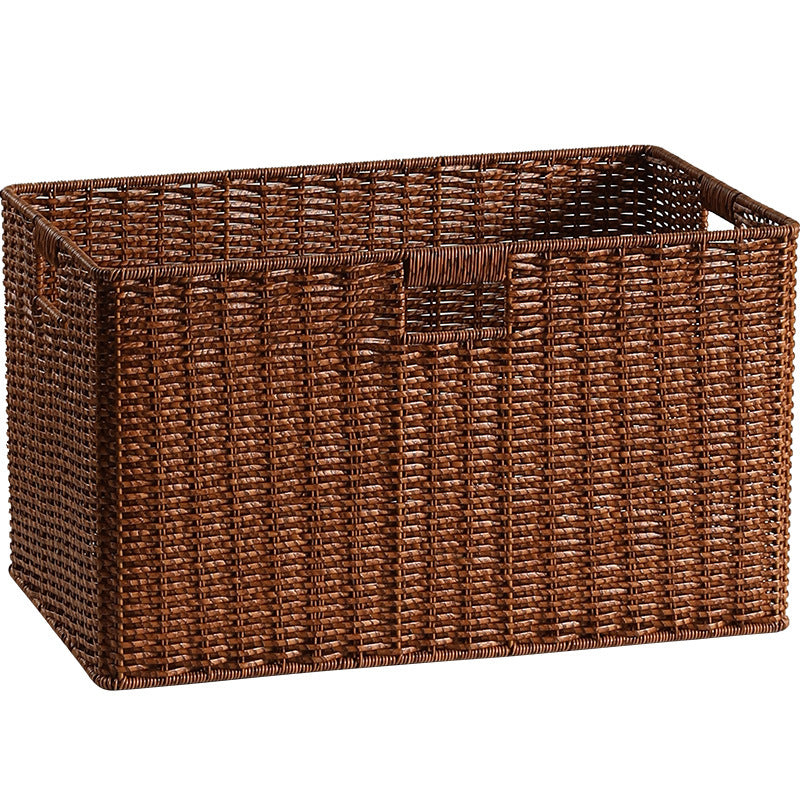 Handcrafted Rectangular Storage Basket