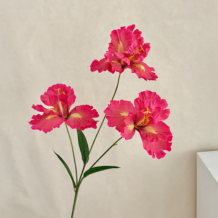 Artificial flower branch with lifelike details