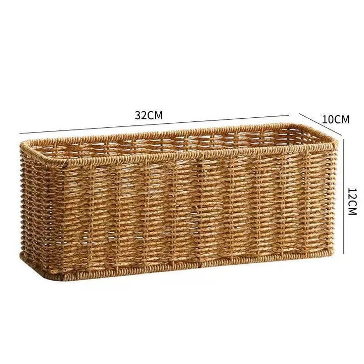 Rectangular Handwoven Storage Basket