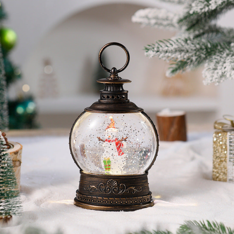 Decorative Snow Globe Lantern
