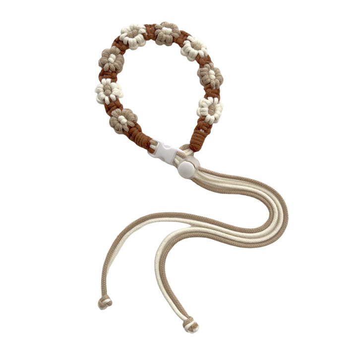 Floral Macrame Eyewear Strap