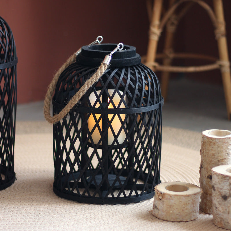 Handcrafted Rattan Lamp