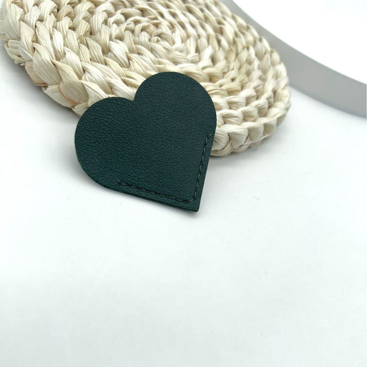 Heart-Shaped Leather Accessory