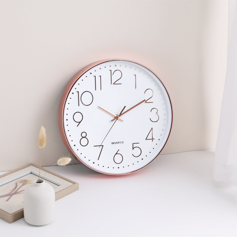 Wall clock in minimalist design