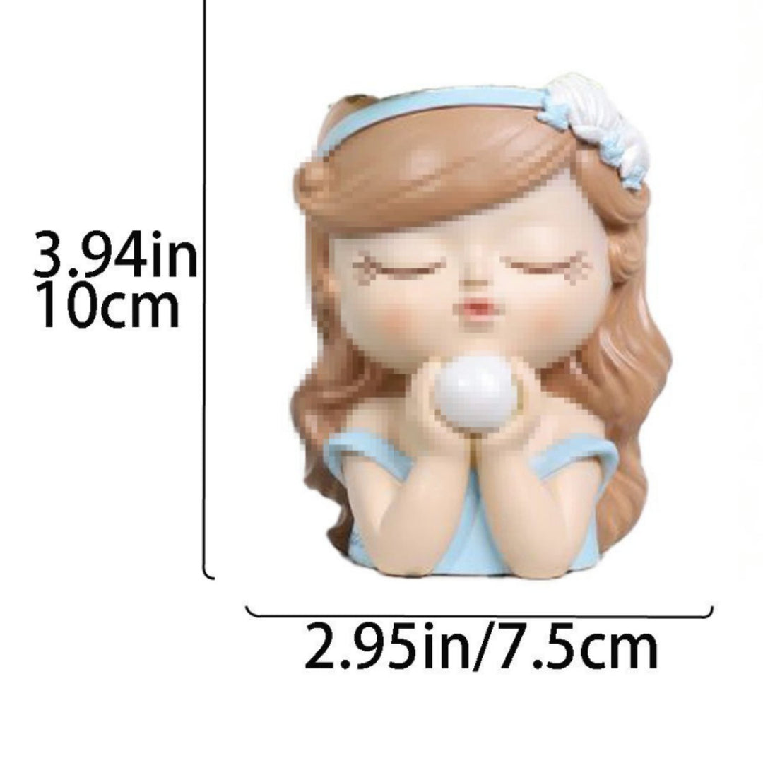Charming Ceramic Girl Figurine