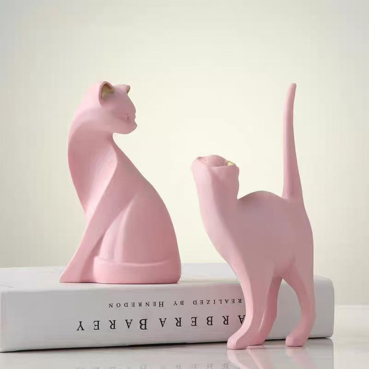 Contemporary Cat Figurine