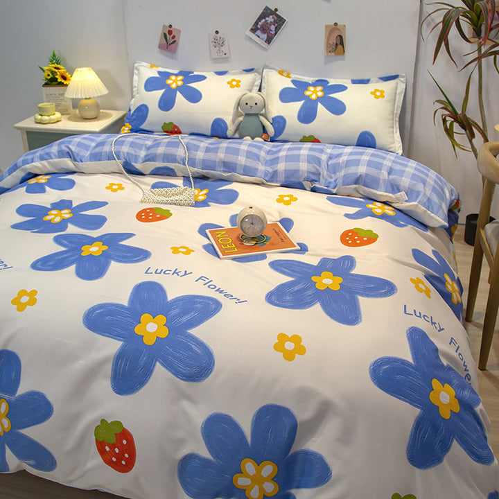 Fun Cartoon-Themed Duvet Cover Set