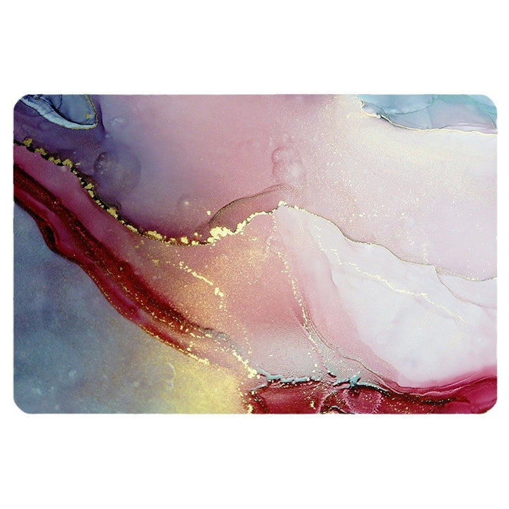 Luxury Marble-Effect Bath Mat