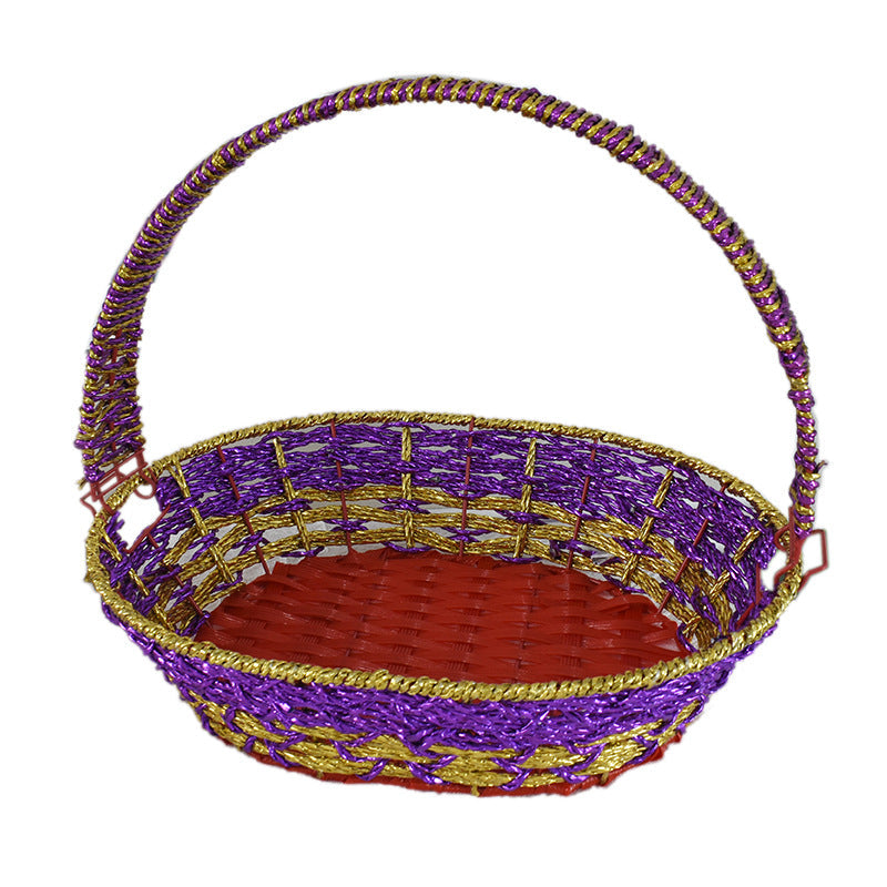 Colorful Decorative Woven Basket