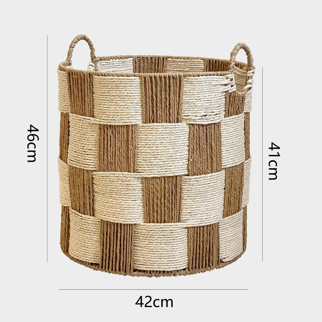 Handwoven storage basket