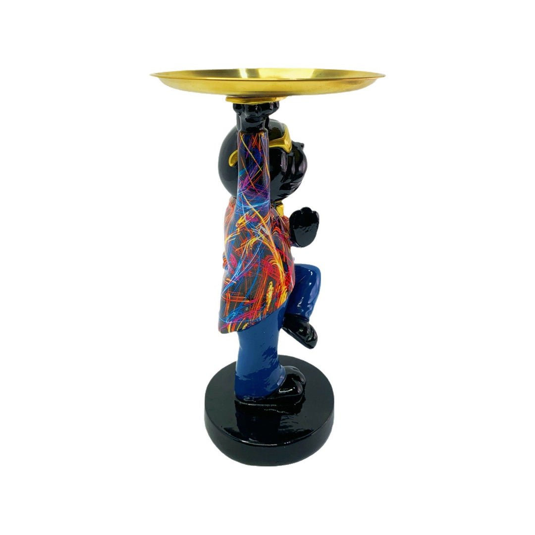 Decorative sculpture with tray