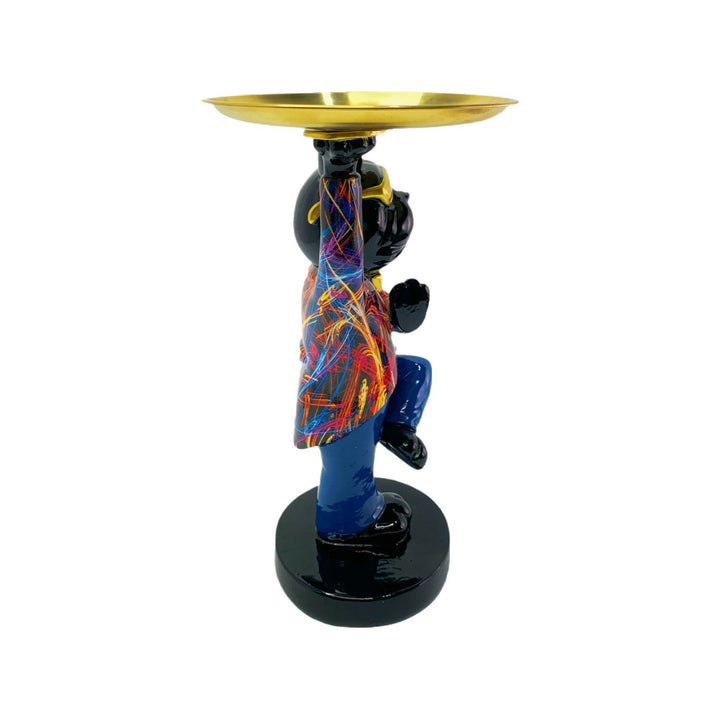 Decorative sculpture with tray