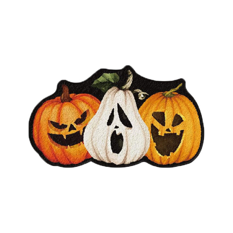 Halloween-Themed Ghost Bath Mat
