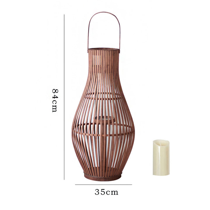 Elegant Rattan Lantern