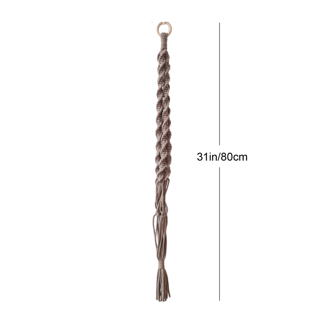 Macrame Wall Hanging Decor with Braided Design