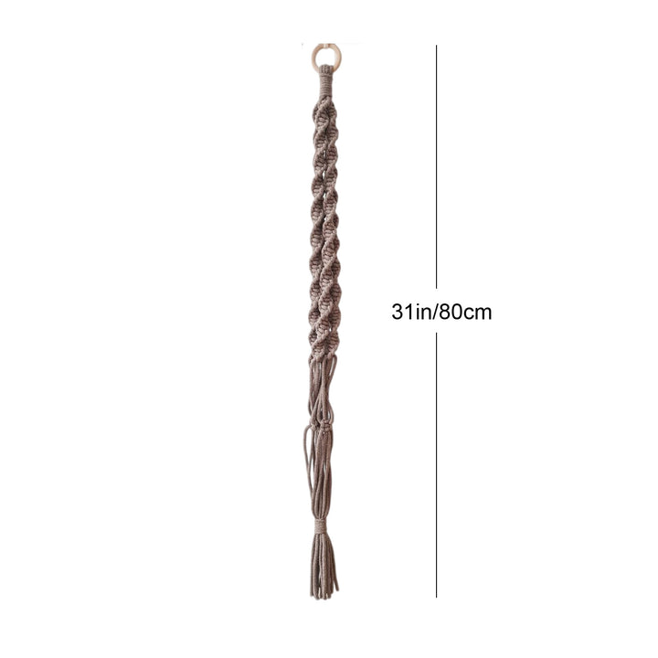 Macrame Wall Hanging Decor with Braided Design