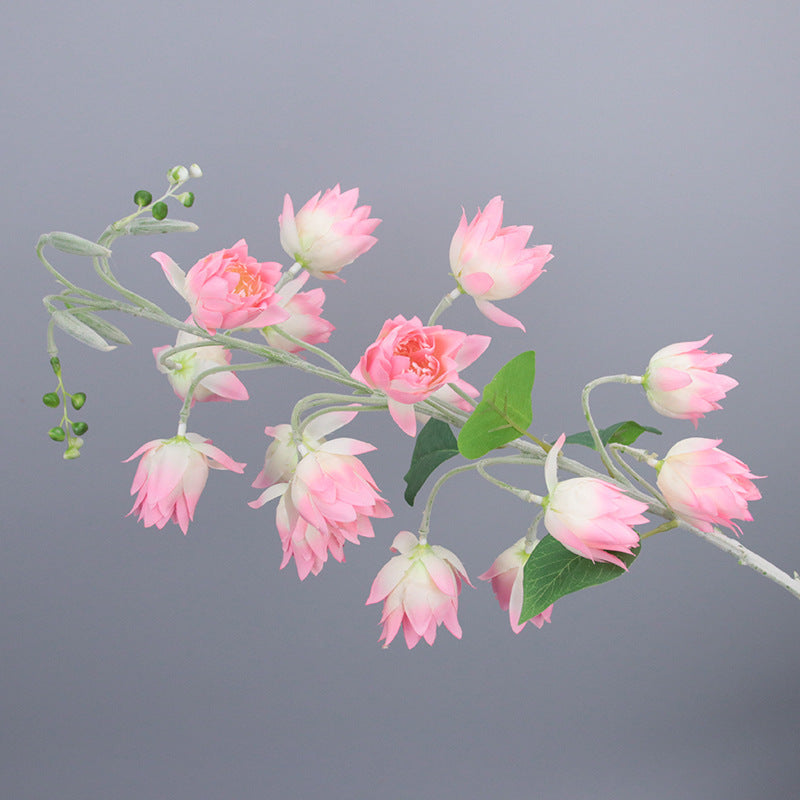 Artificial Lotus Blossom Stem Arrangement