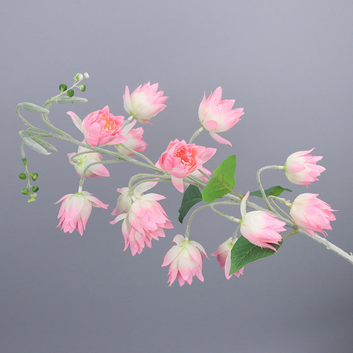 Artificial Lotus Blossom Stem Arrangement