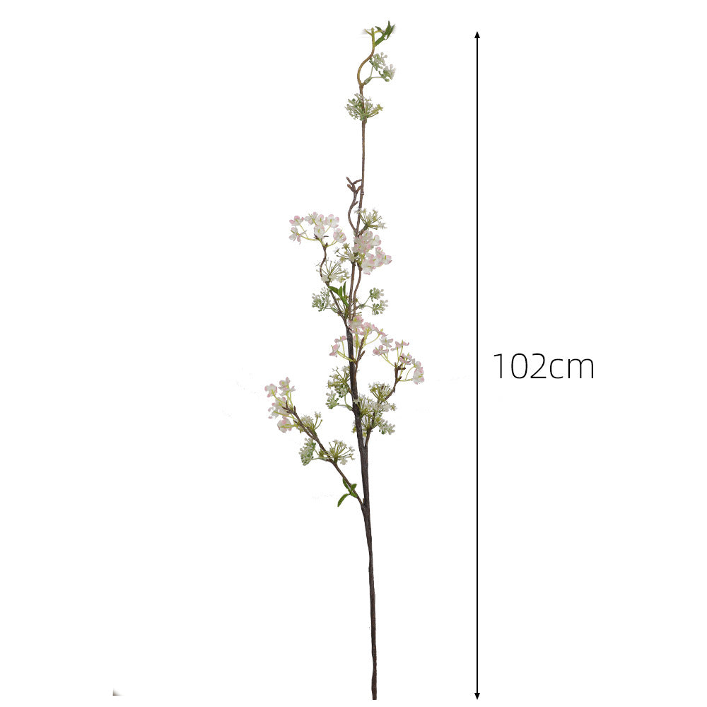 Natural artificial flower branch with detailed flowers