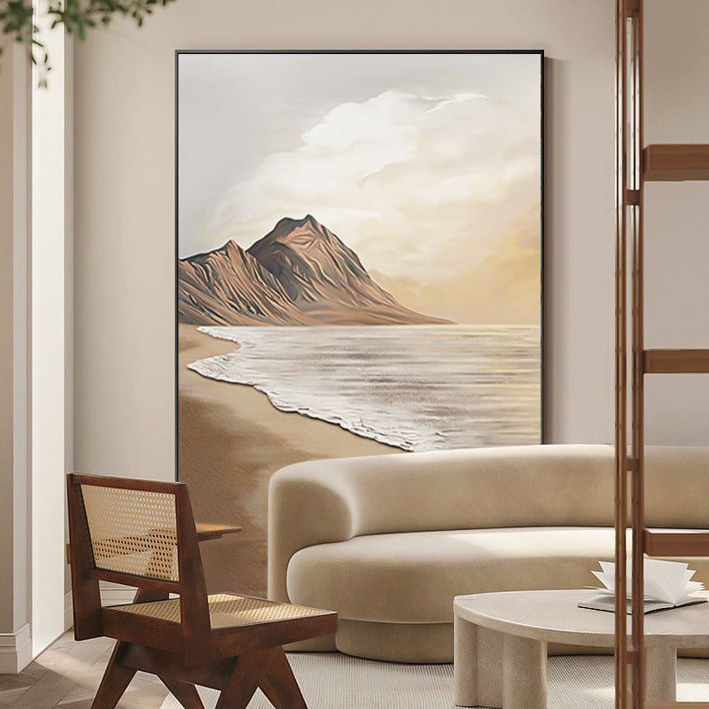 Coastal Beach Landscape Framed Wall Art
