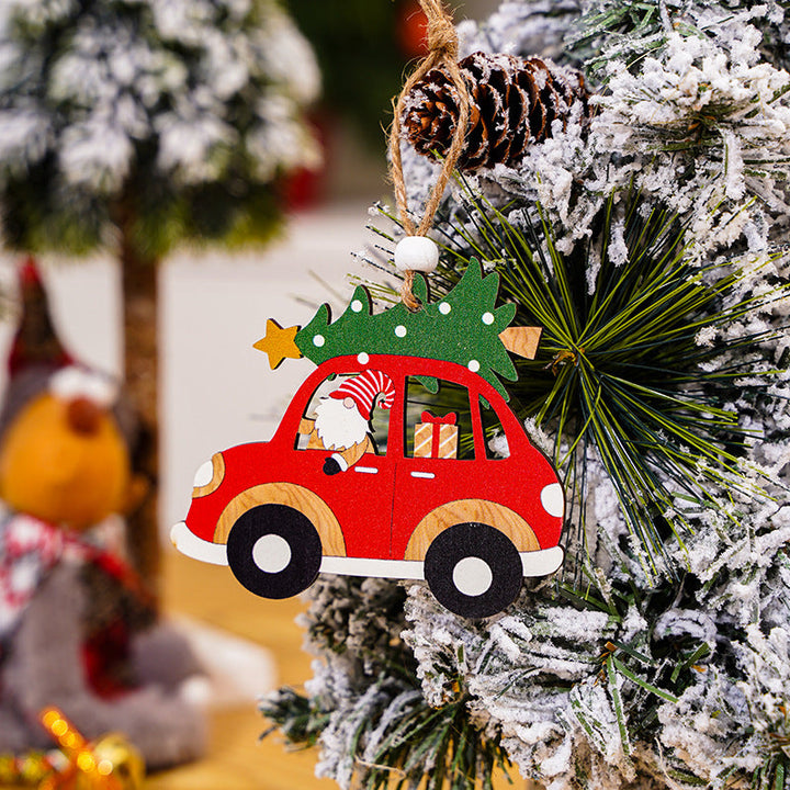 Decorative Christmas cart figure