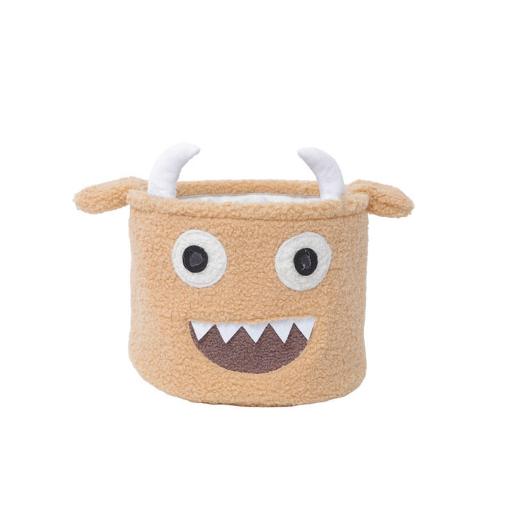 Storage basket in cute monster design