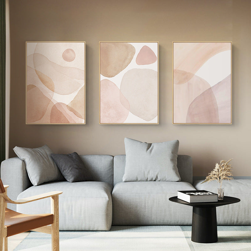 Framed Abstract Geometric Artwork