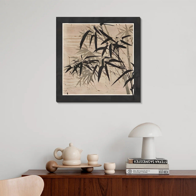 Framed Botanical Bamboo Artwork