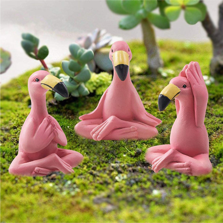 Playful Flamingo Figurine