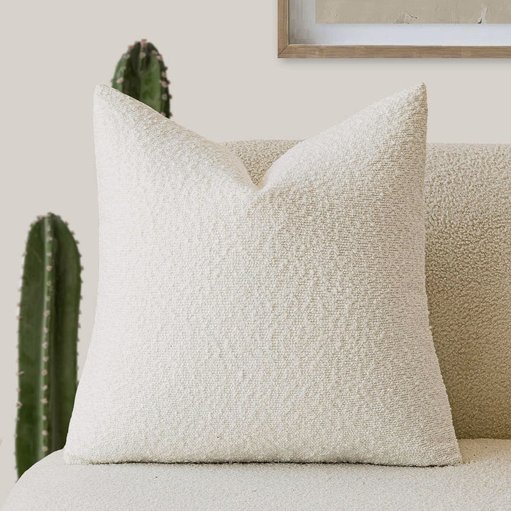 Textured Boucle Decorative Cushion