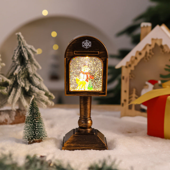 Nostalgic Christmas mailbox decoration