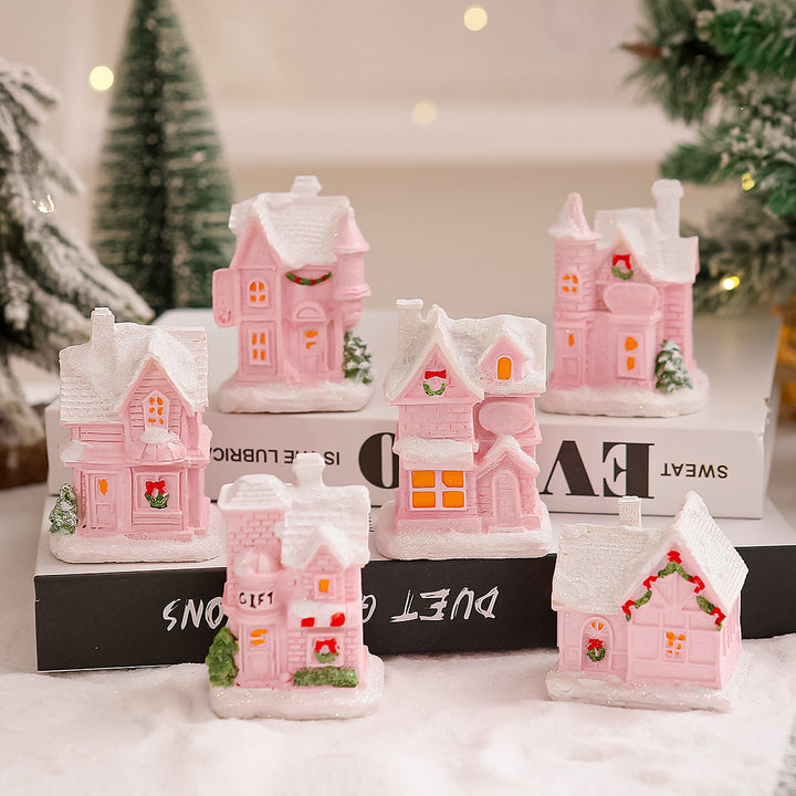 Illuminated Christmas village House Decor