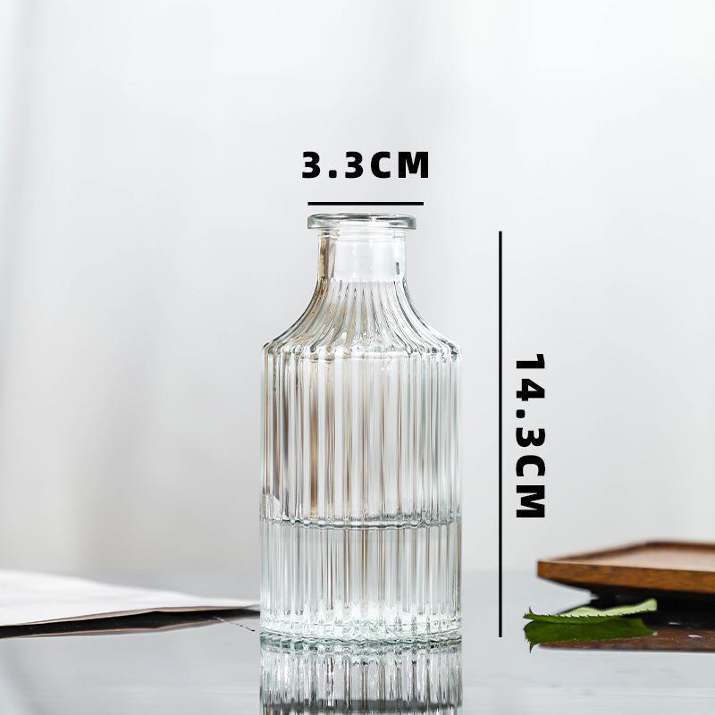 Premium Textured Glass Beverage Container