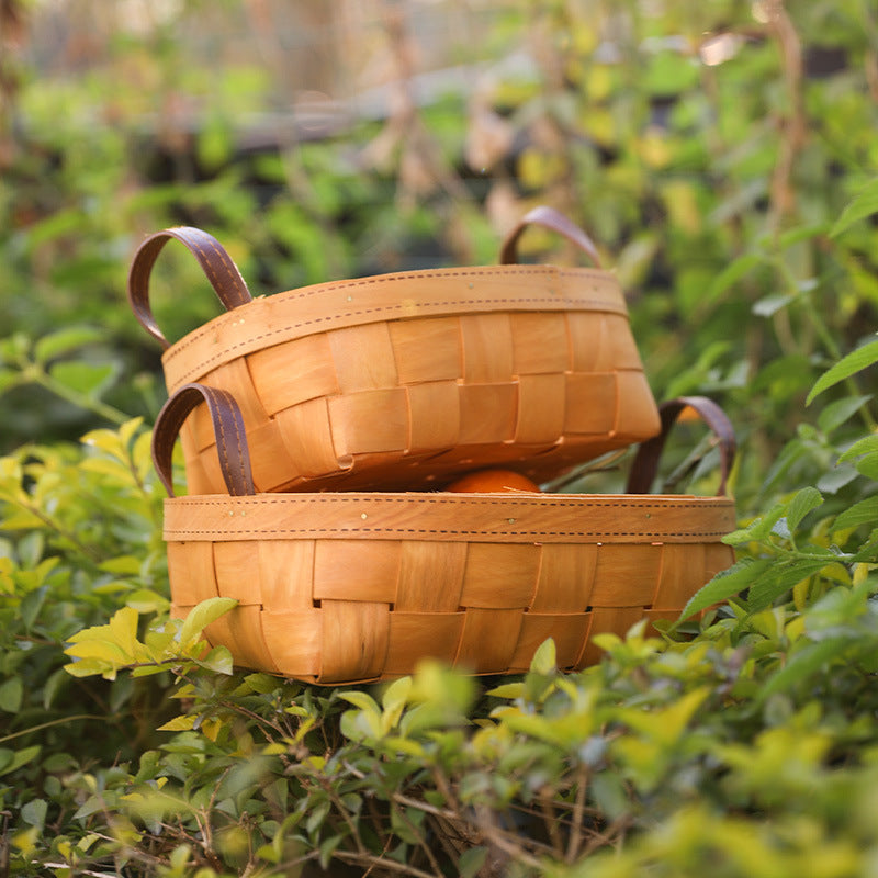 Handcrafted Natural Woven Storage Basket