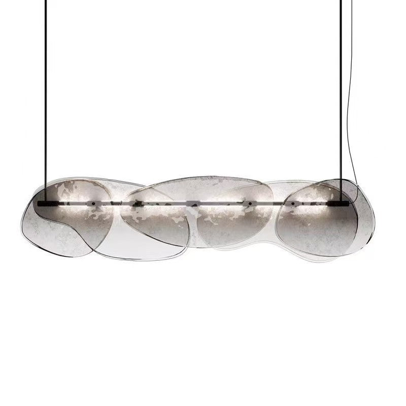 Modern sculptural pendant light