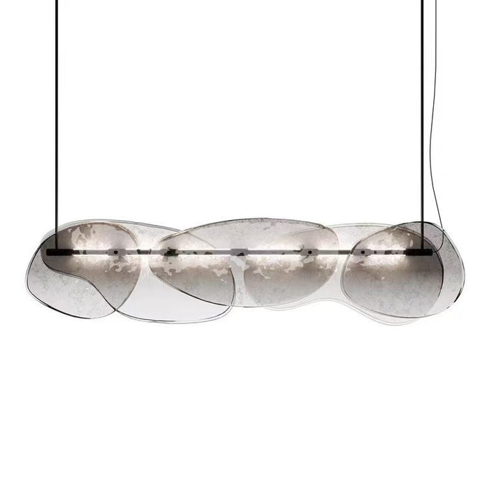 Modern sculptural pendant light