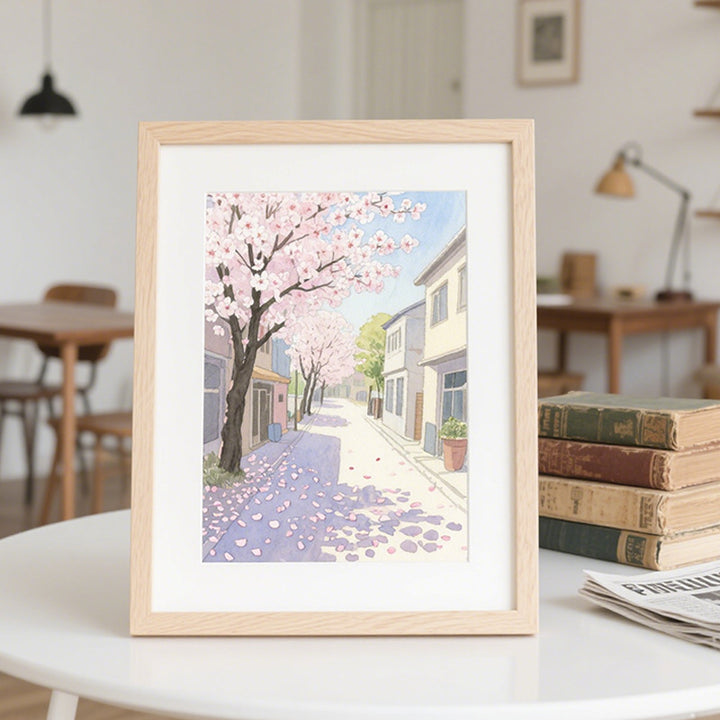 Decorative Framed Cherry Blossom Artwork