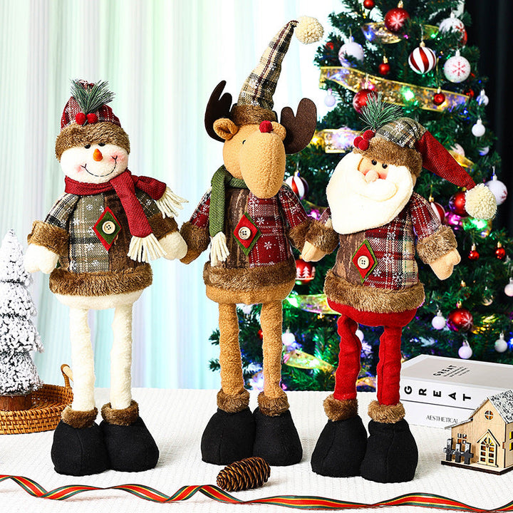 Cute Christmas decoration figure in reindeer look