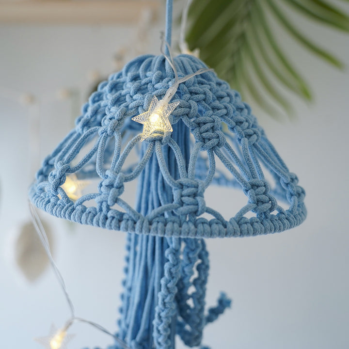 Decorative Macramé Jellyfish Wall Art
